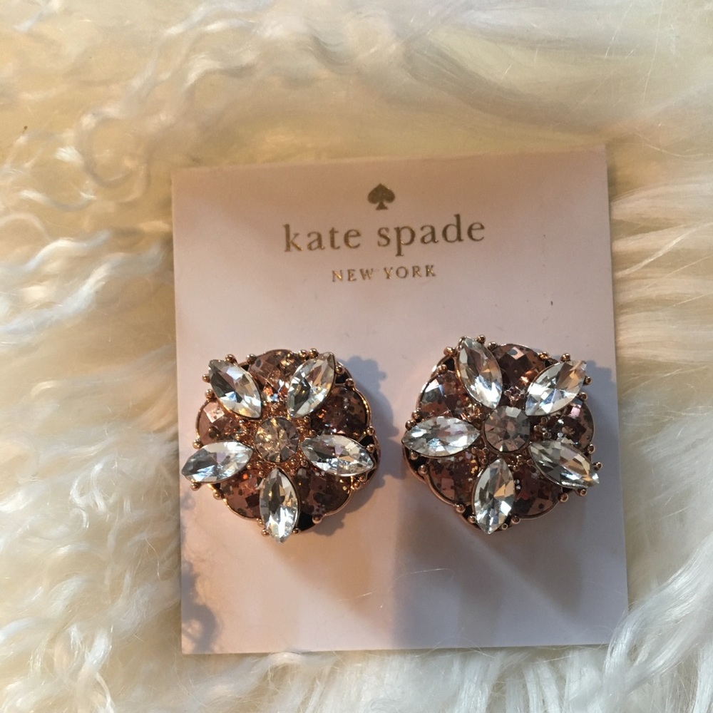 Kate Spade rose gold earrings
