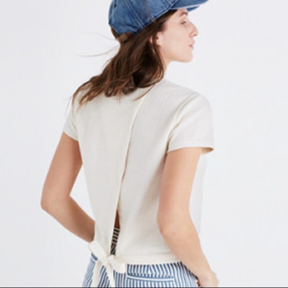 Madewell Verse Tie Back Top