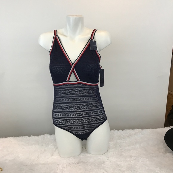 Tommy Hilfiger Allover Lace Bodysuit - Picture 2 of 5
