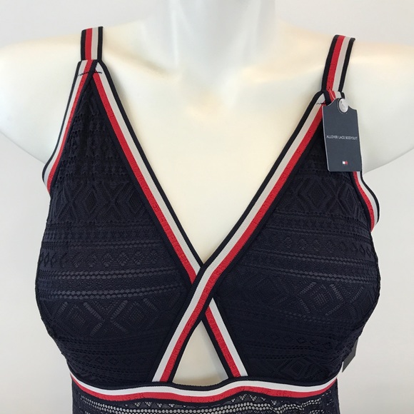 Tommy Hilfiger Allover Lace Bodysuit - Picture 3 of 5