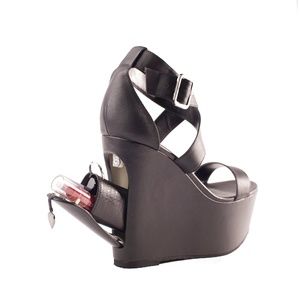 Shoes with Secret Compartments - Ciao Bella Black