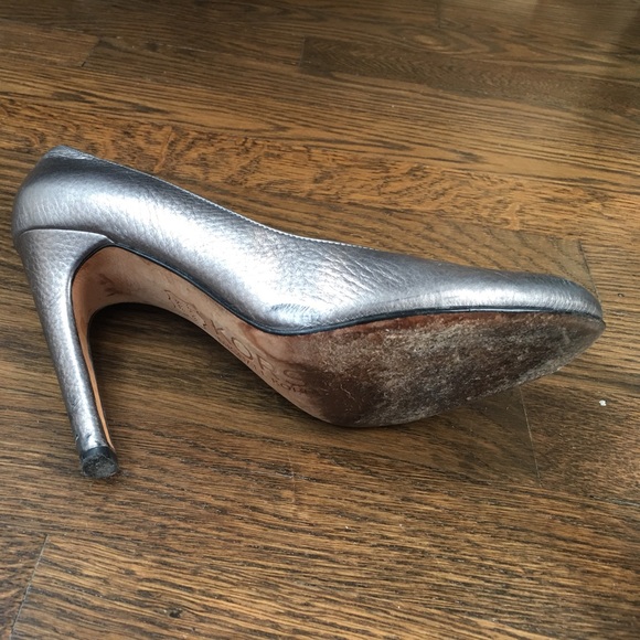 Silver Michael Kors Heels - Picture 3 of 5
