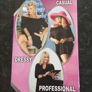 Suzanne Somers three way poncho fits up XL to 3X