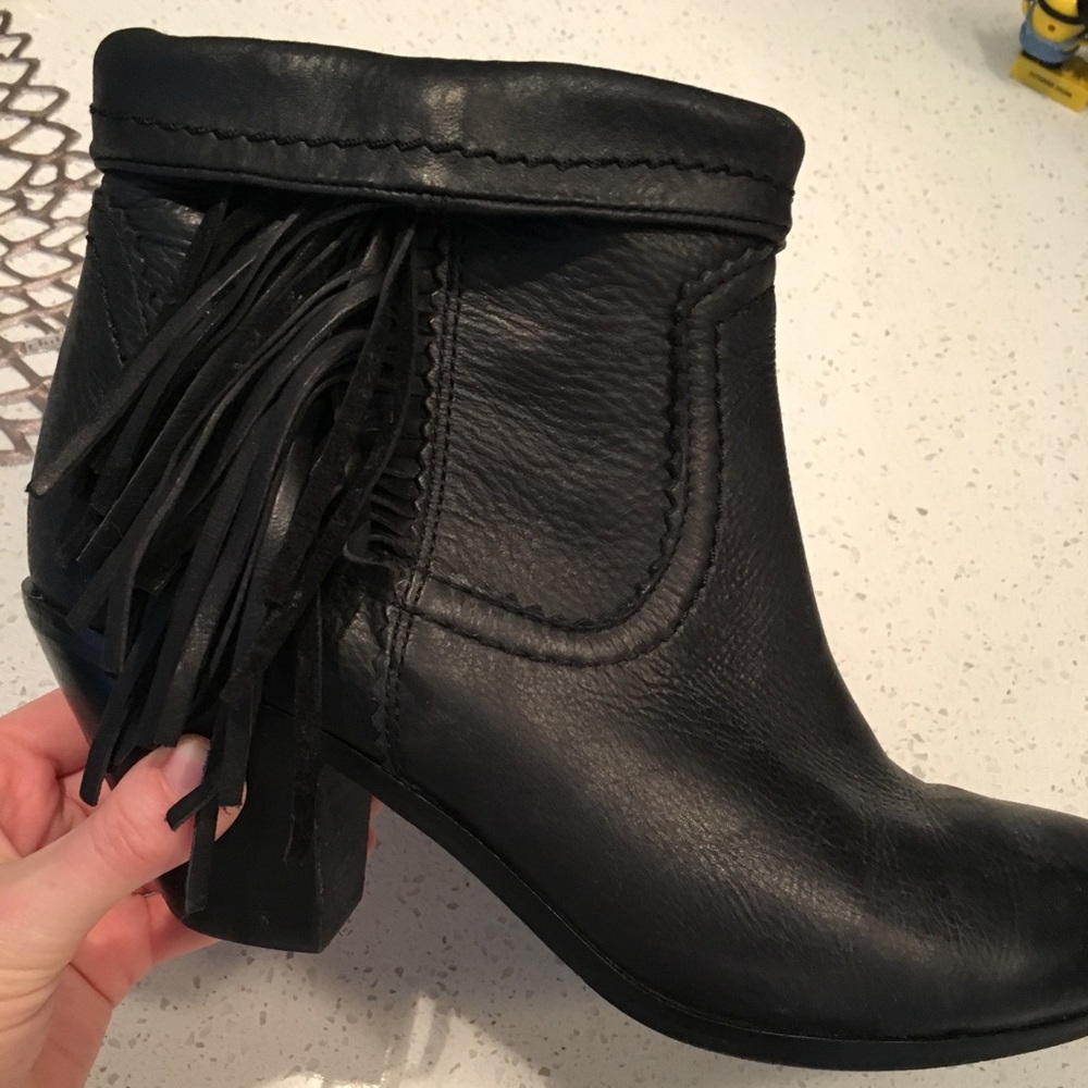 Sam Edelman Fringe Booties