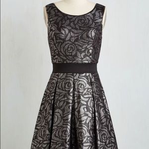 ModCloth Shine of the Times fit and flare dress