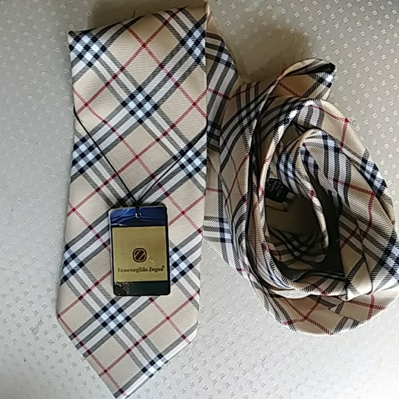 Ermenegildo Zegna Other - Ermenegildo Zegna's Nova Check Silk Necktie