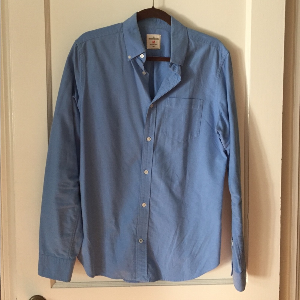 GAP Men's Modern Oxford blue
