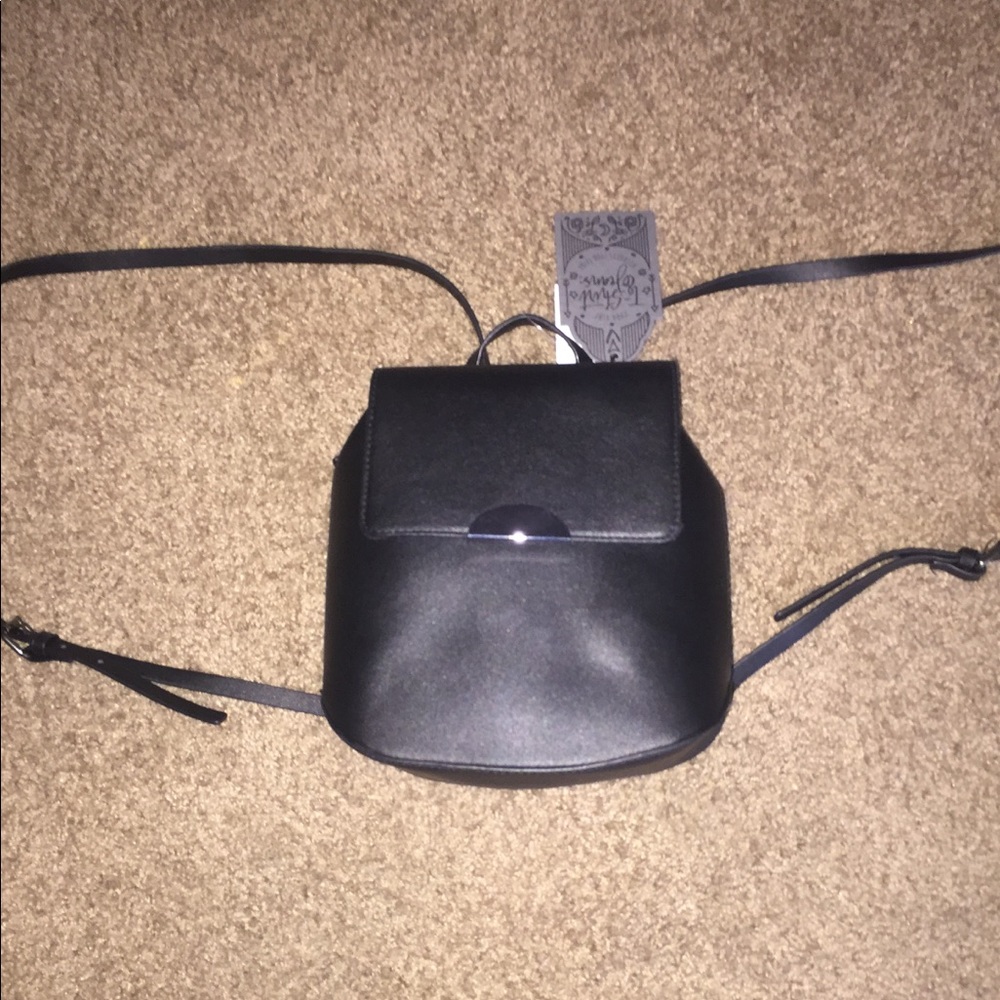 Brand New! Trendy Black mini backpack