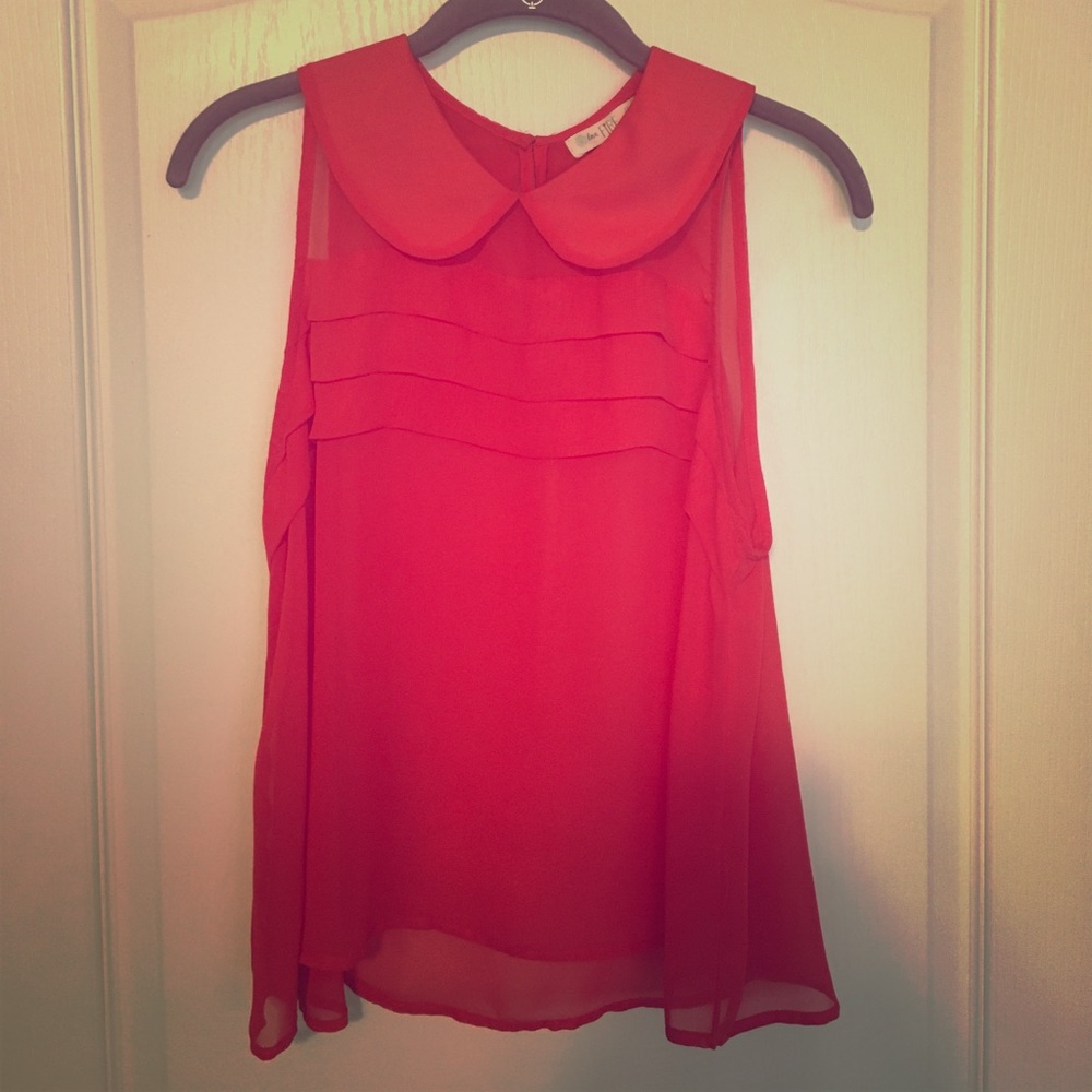 Cute coral blouse