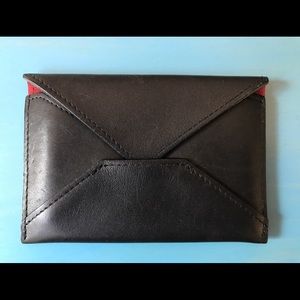 Coach Classic Leather Business Card Holder