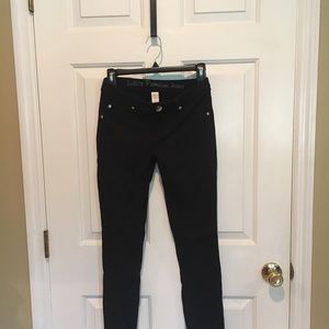 2 pair Justice black jeans size 14