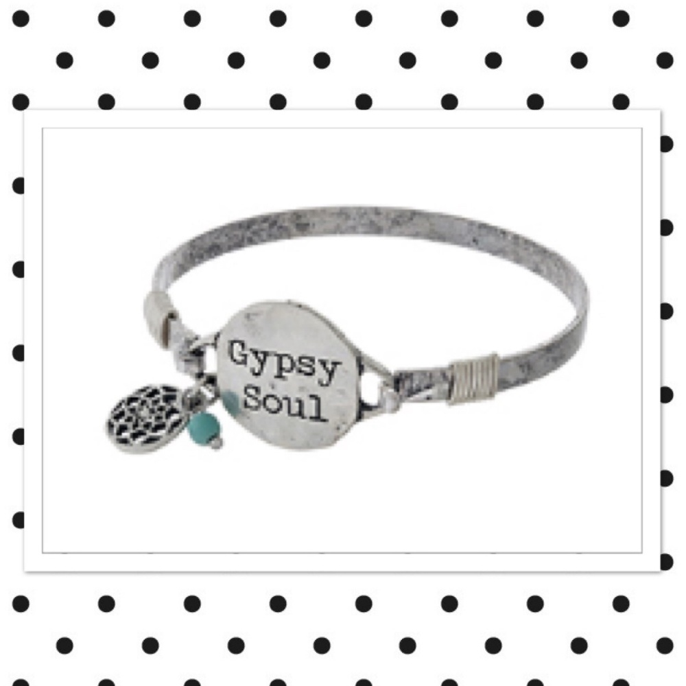 Gypsy Soul Silver Tone Bracelet