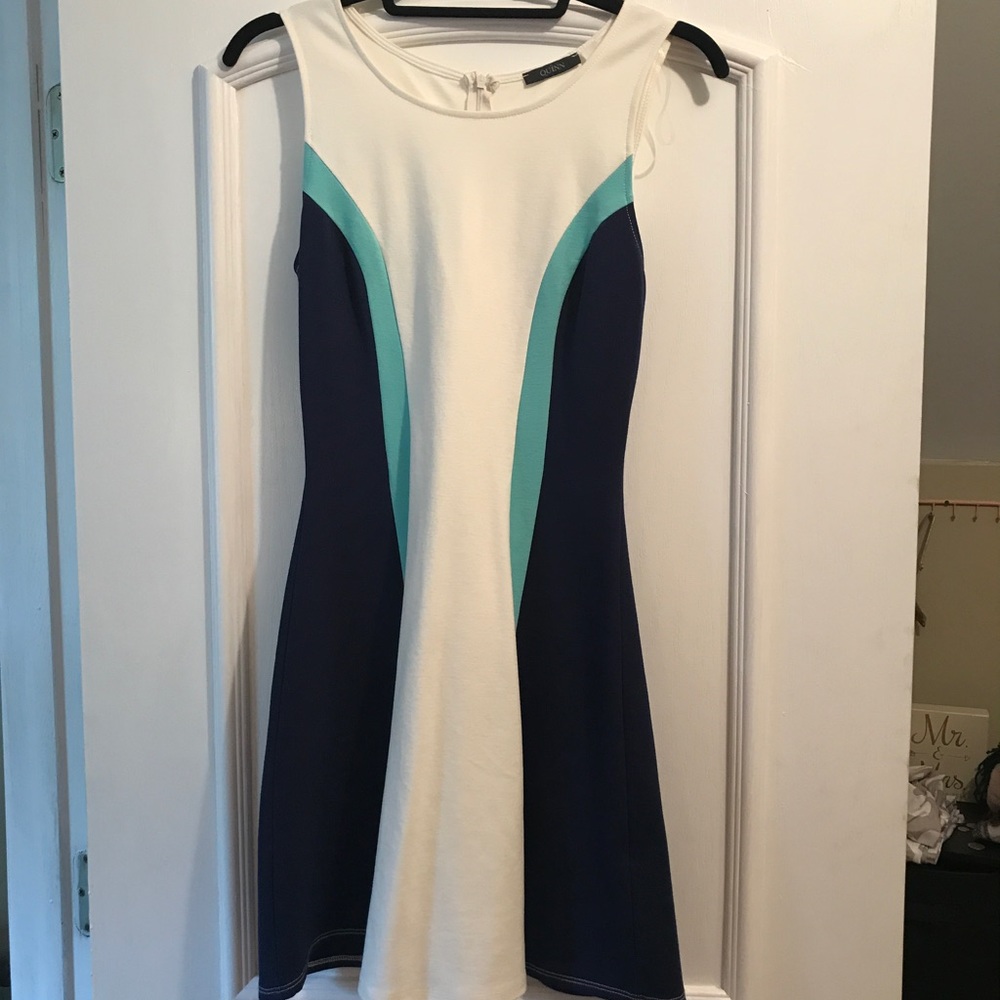 Striped skater dress