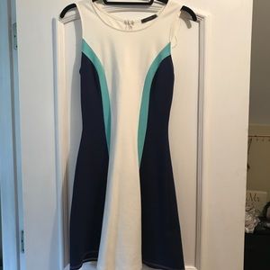 Striped skater dress