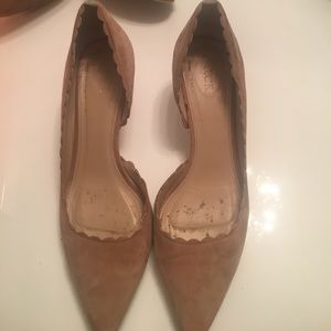 Jcrew Suede Kitten Heels
