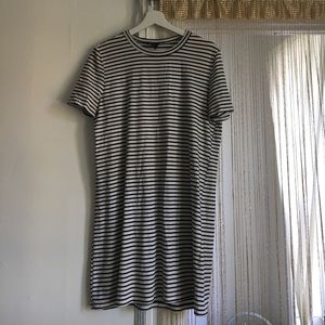 Striped tshirt dress