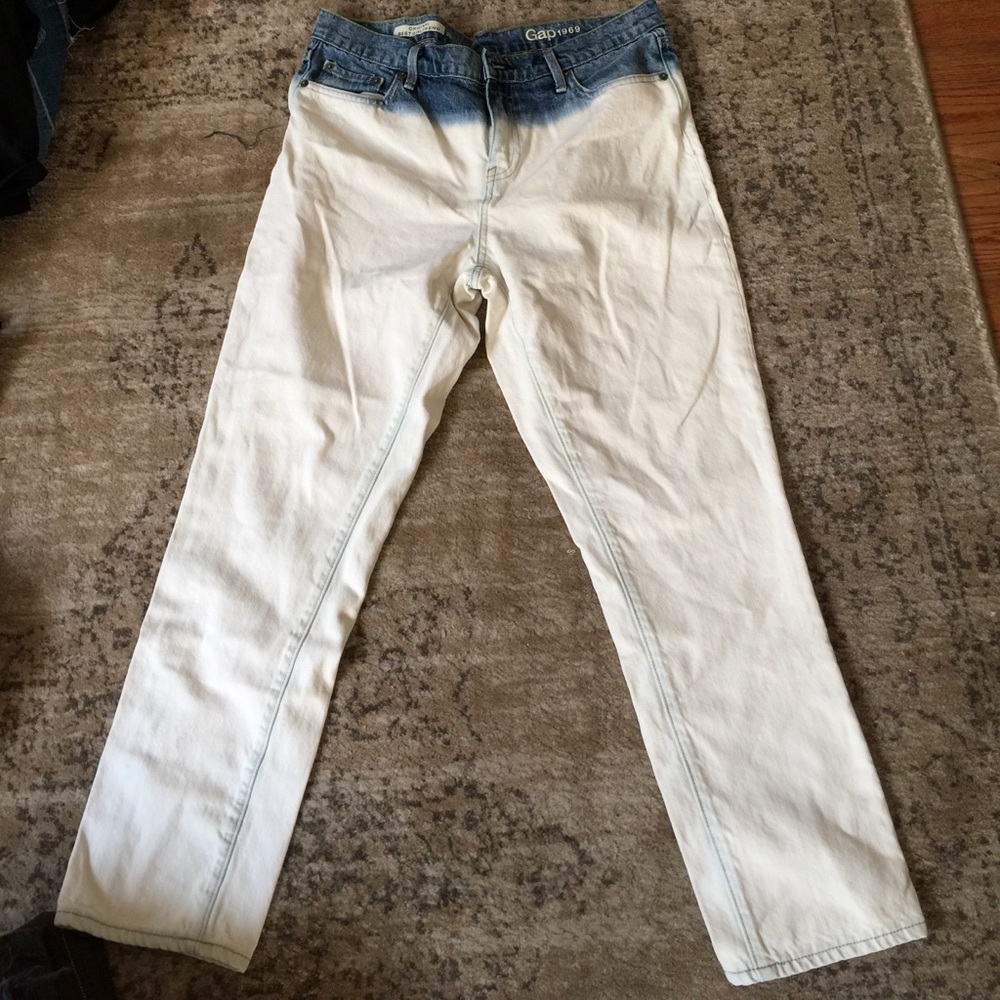 SOLD! GAP two tone jeans
