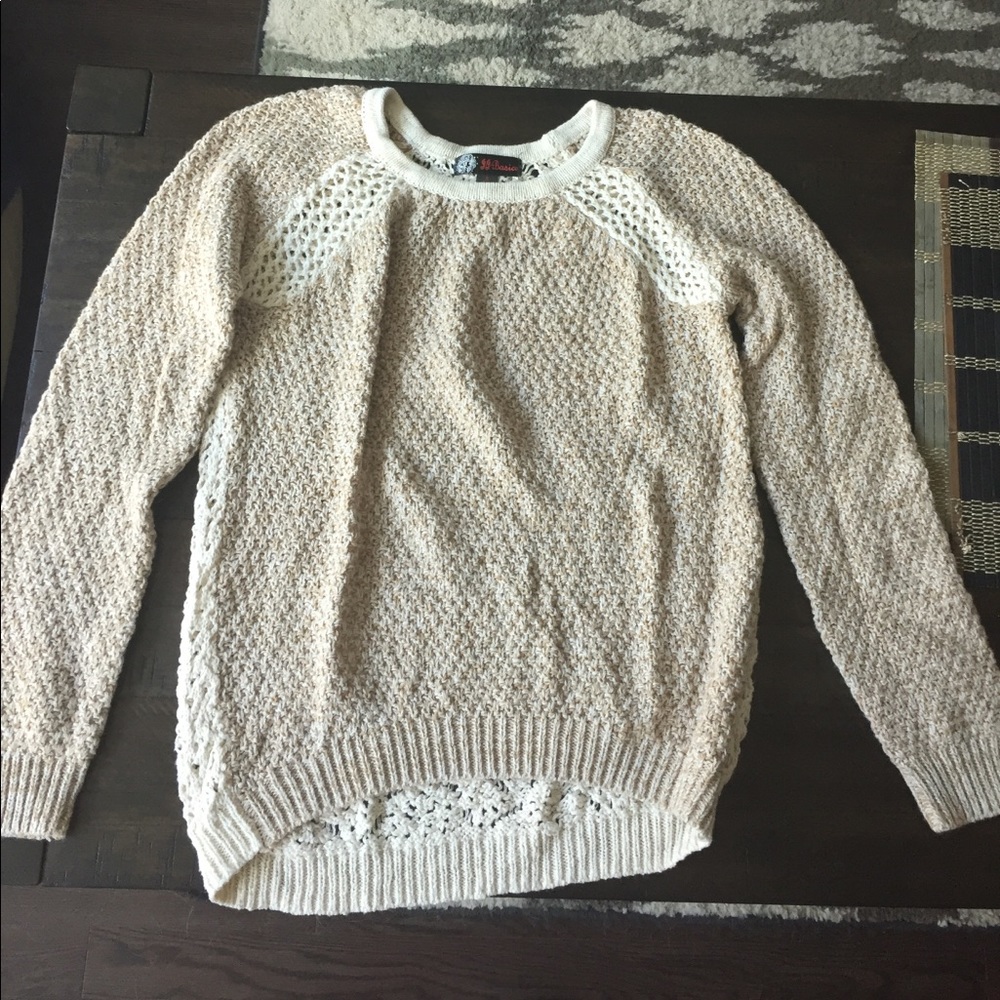 Stylish knitted sweater