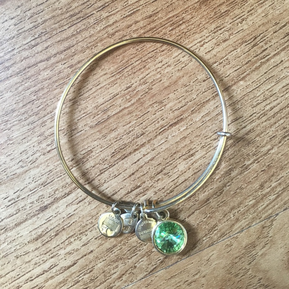 Peridot Alex and Ani Bracelet