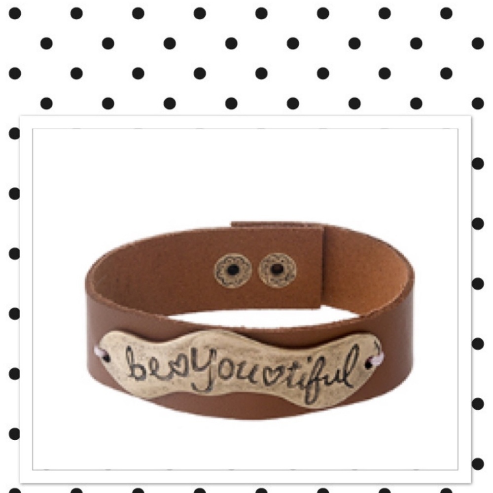 be YOU tiful Cuff Bracelet - Brown