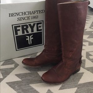Frye Melissa button back boot