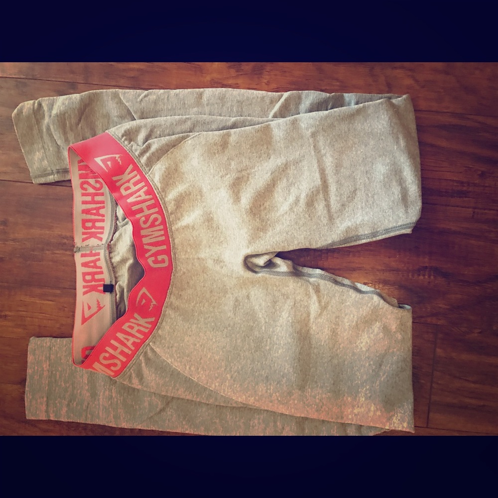 Gymshark pink/grey flex leggings