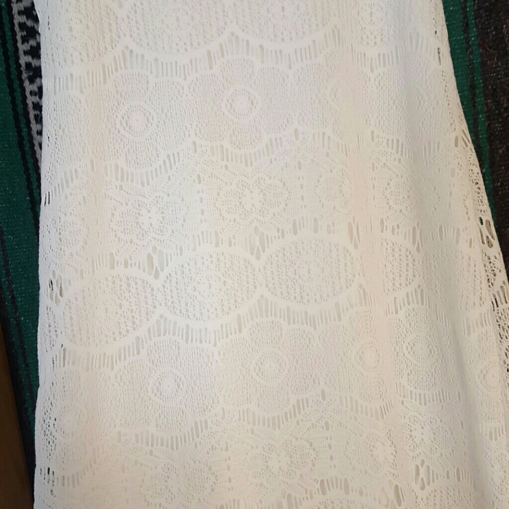 White Lace Dress - Picture 2 of 4