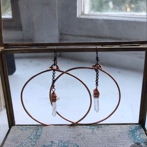 Crystal Hoops