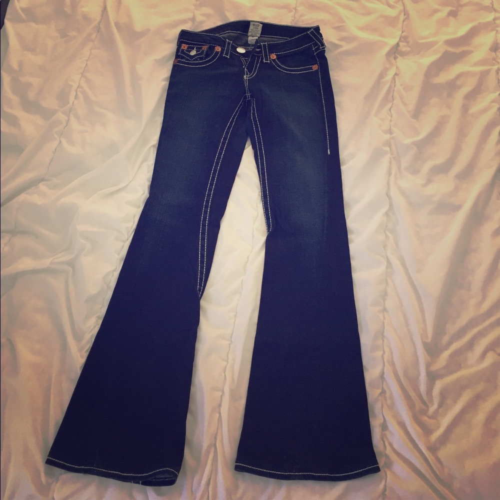 True Religion Big Joey T flap pocket jeans