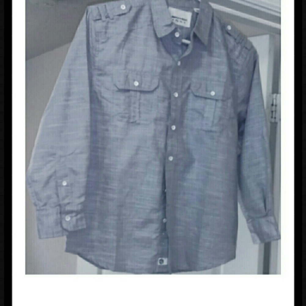 Boys  Paper Denim &Cloth Dress Shirt