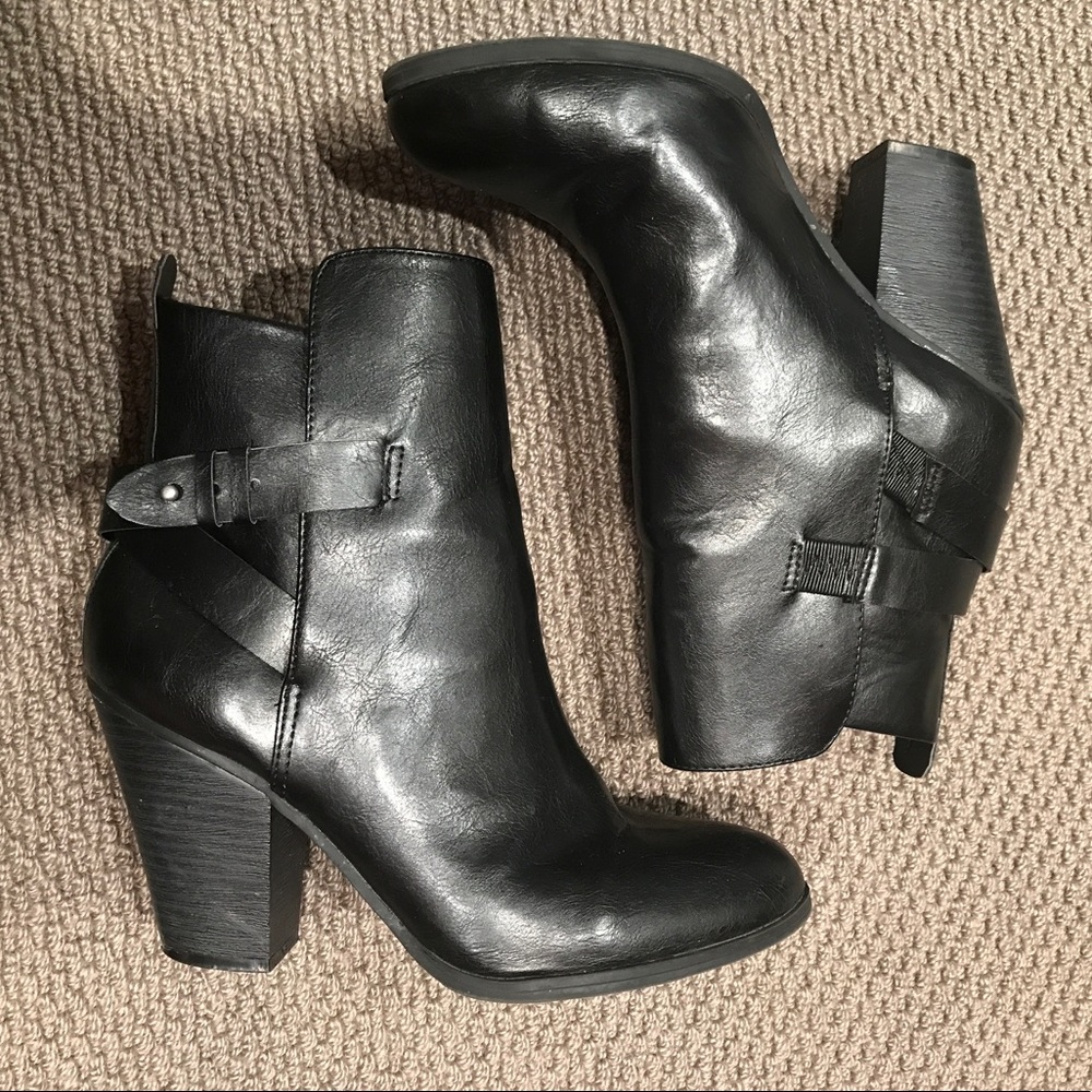 Black Heeled Booties