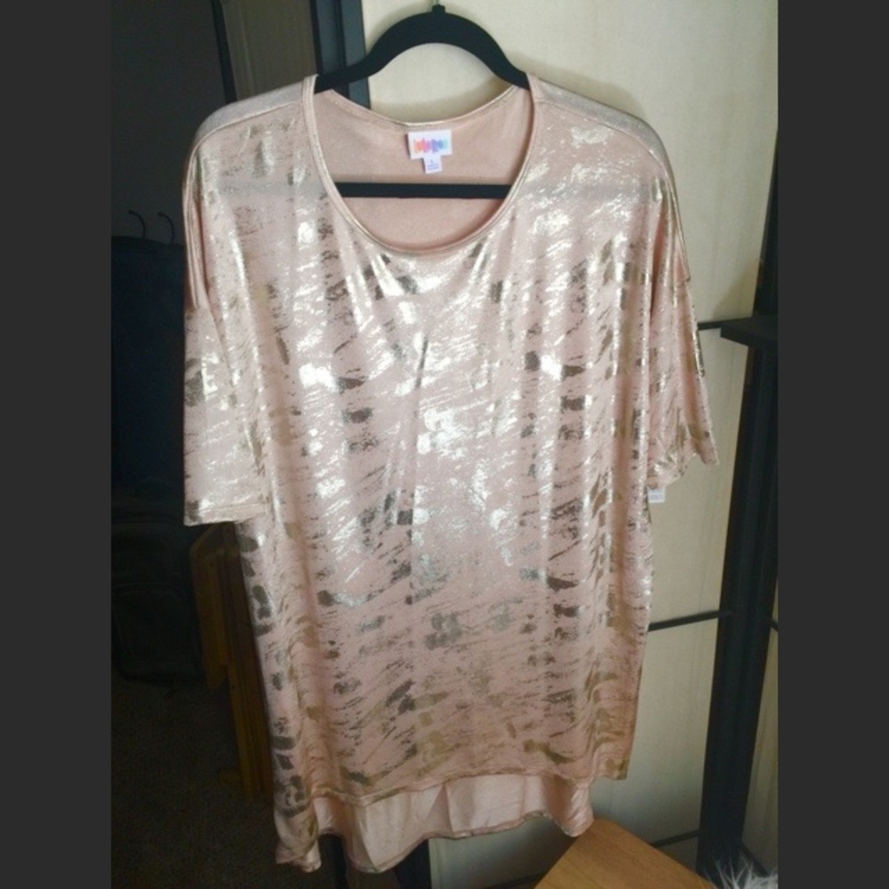 Blush & Champagne L Elegant Irma Metallic