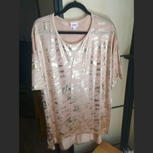 Blush & Champagne L Elegant Irma Metallic