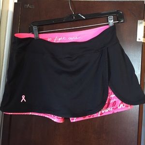NWOT run for the cure running shorts