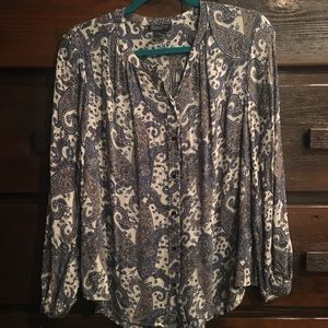 Long sleeve blouse