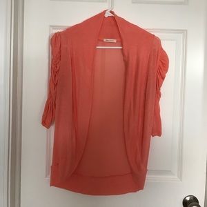 3/4 inch sleeve lightweight cardigan