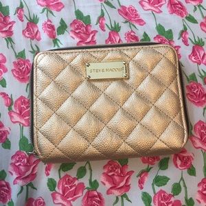 Gold Steve Madden wallet