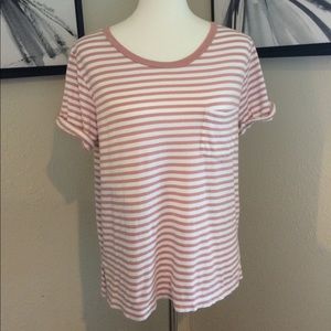 J. Crew Cotton Pocket T-Shirt with rolled sleeves