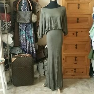 Green Dragon Maxi Dress