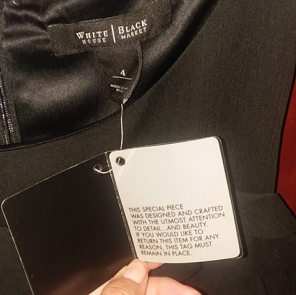 WHBM LITTLE BLACK DRESS - Picture 3 of 4