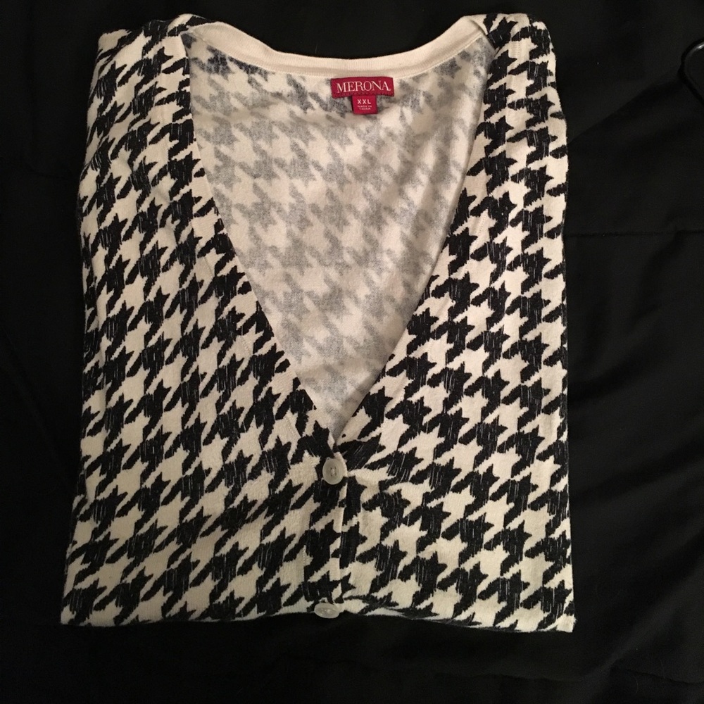 Houndstooth Merona Cardigan