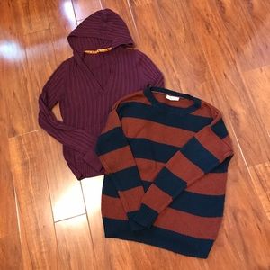 Set Of 2 forever 21 and Aeropostale sweaters