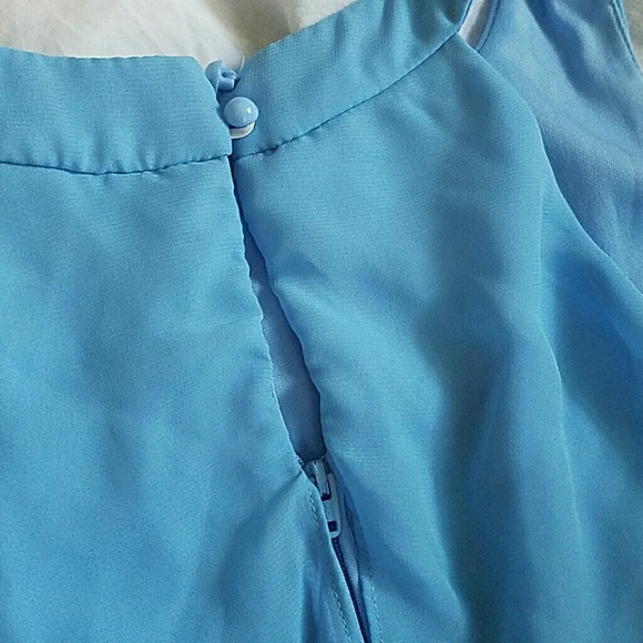 Blue Patterned Dress - Picture 2 of 2