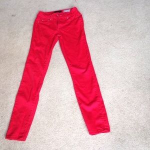 High waisted Red jeggings from Aéropostale