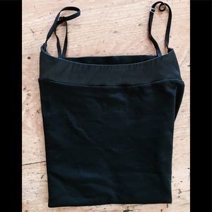 BANANA REPUBLIC STRETCHY SILK TRIM CAMI TOP BLK M BANANA REPUBLIC STRETCHY SILK TRIM CAMI TOP BLK M