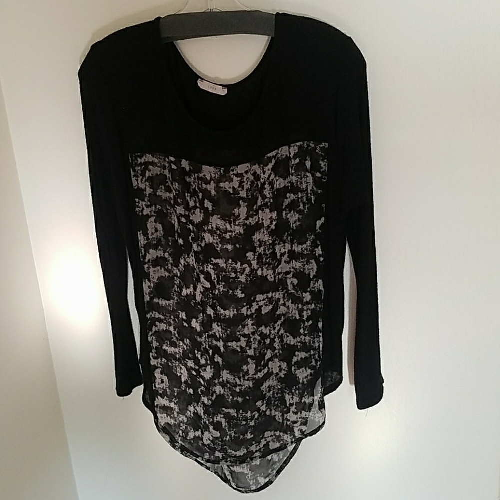 Lowest Price👏Sheer Panel Sweater Tunic