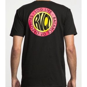 RVCA log life tee New