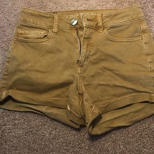Hi rise tan shorts from American Eagle Size 2