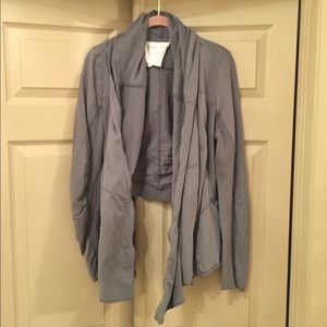 Anthropologie slouchy bomber zip up