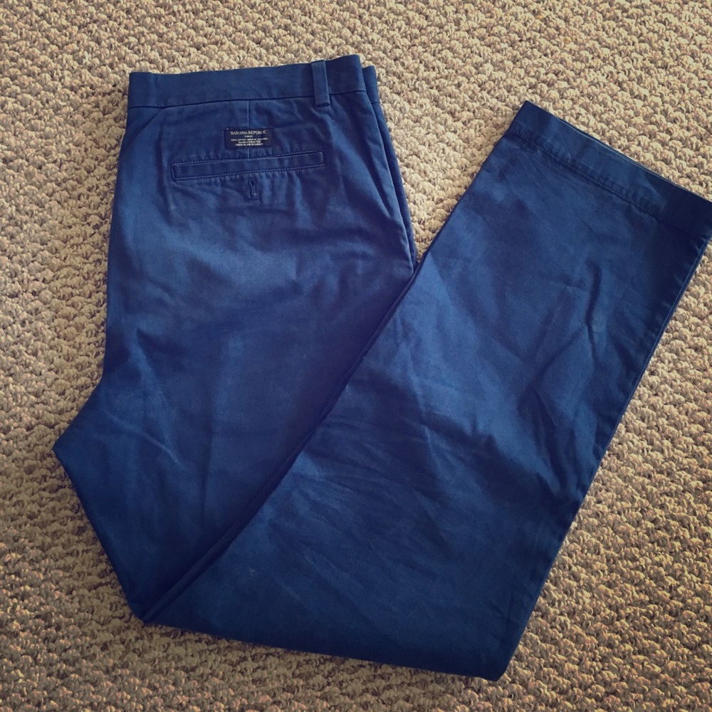 Blue chinos